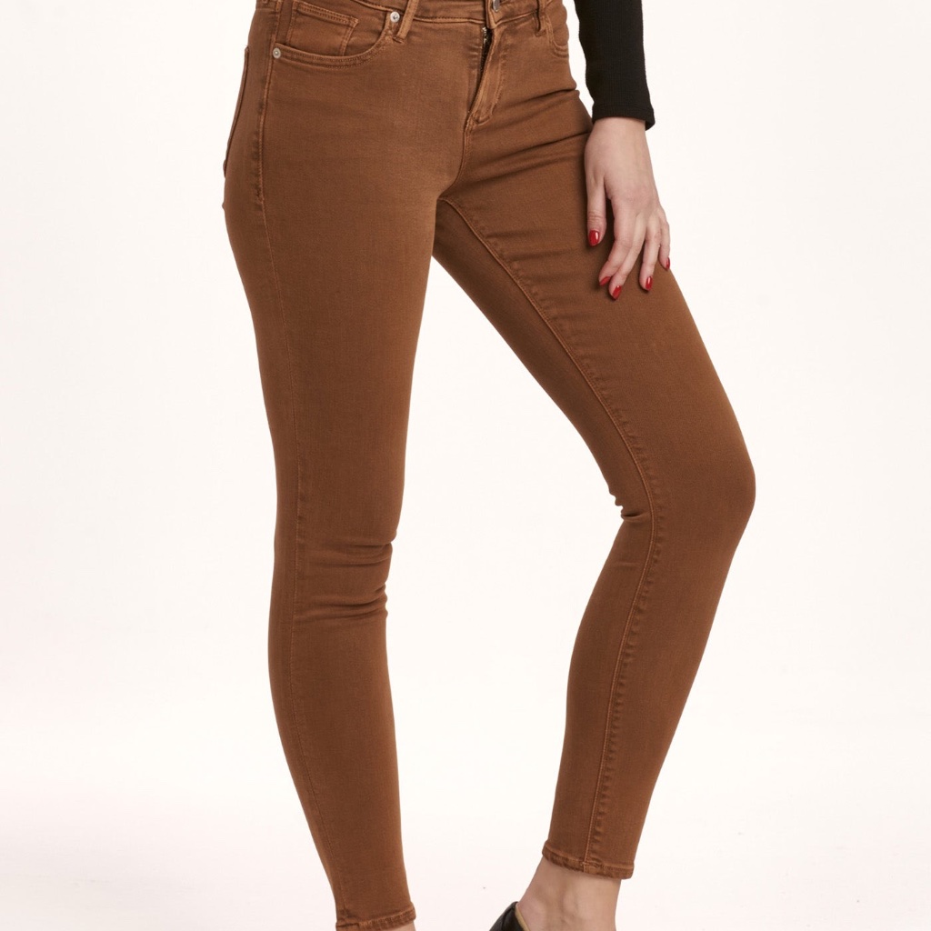 Dear John Gisele Skinny Jeans Size 31 In Burnt Sienna Nwt